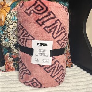 VS PINK Cozy Plush Blanket 50x60